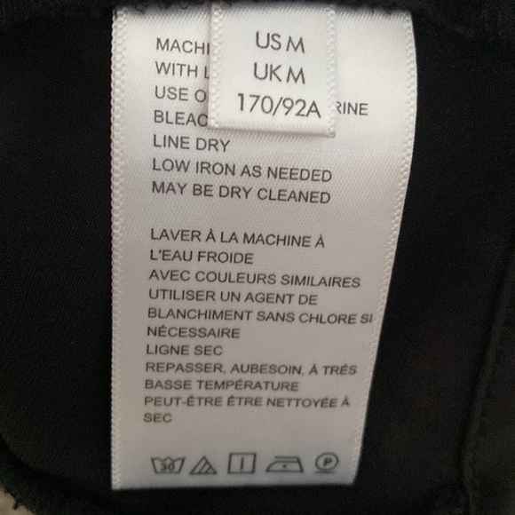 Urban Outfitters Satin Black Crop-top |Size Medium - Picture 6 of 7